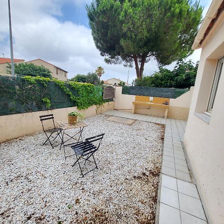 Bel Appartement Avec Jardin De 30M2 , Climatise Avec Parking Et Arrivee Autonome Cabestany Buitenkant foto