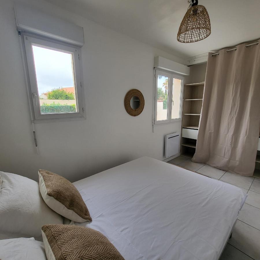Bel Appartement Avec Jardin De 30M2 , Climatise Avec Parking Et Arrivee Autonome Cabestany Buitenkant foto
