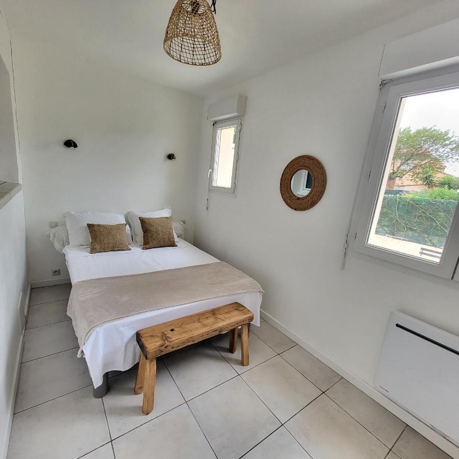 Bel Appartement Avec Jardin De 30M2 , Climatise Avec Parking Et Arrivee Autonome Cabestany Buitenkant foto