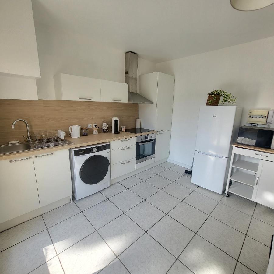 Bel Appartement Avec Jardin De 30M2 , Climatise Avec Parking Et Arrivee Autonome Cabestany Buitenkant foto
